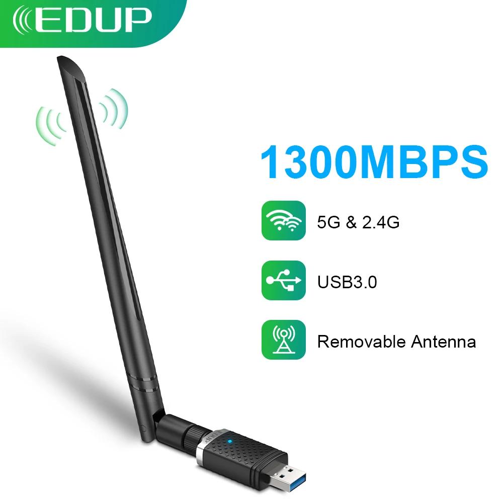 EDUP   USB 3.0  Ʈũ ī , Ʈ ũž PC  , 1300Mbps, 2.4GHz, 5.8GHz